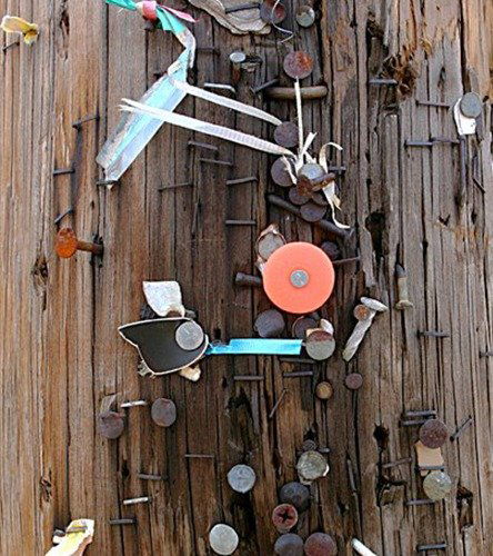 nails on power pole